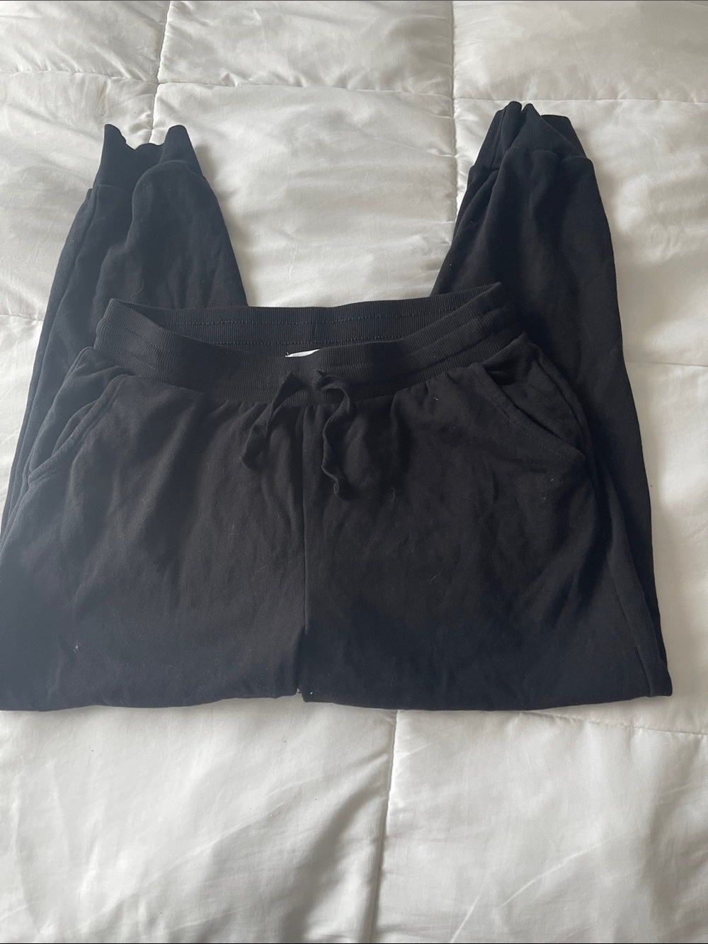 Colsie Black Drawstring Waist Joggers